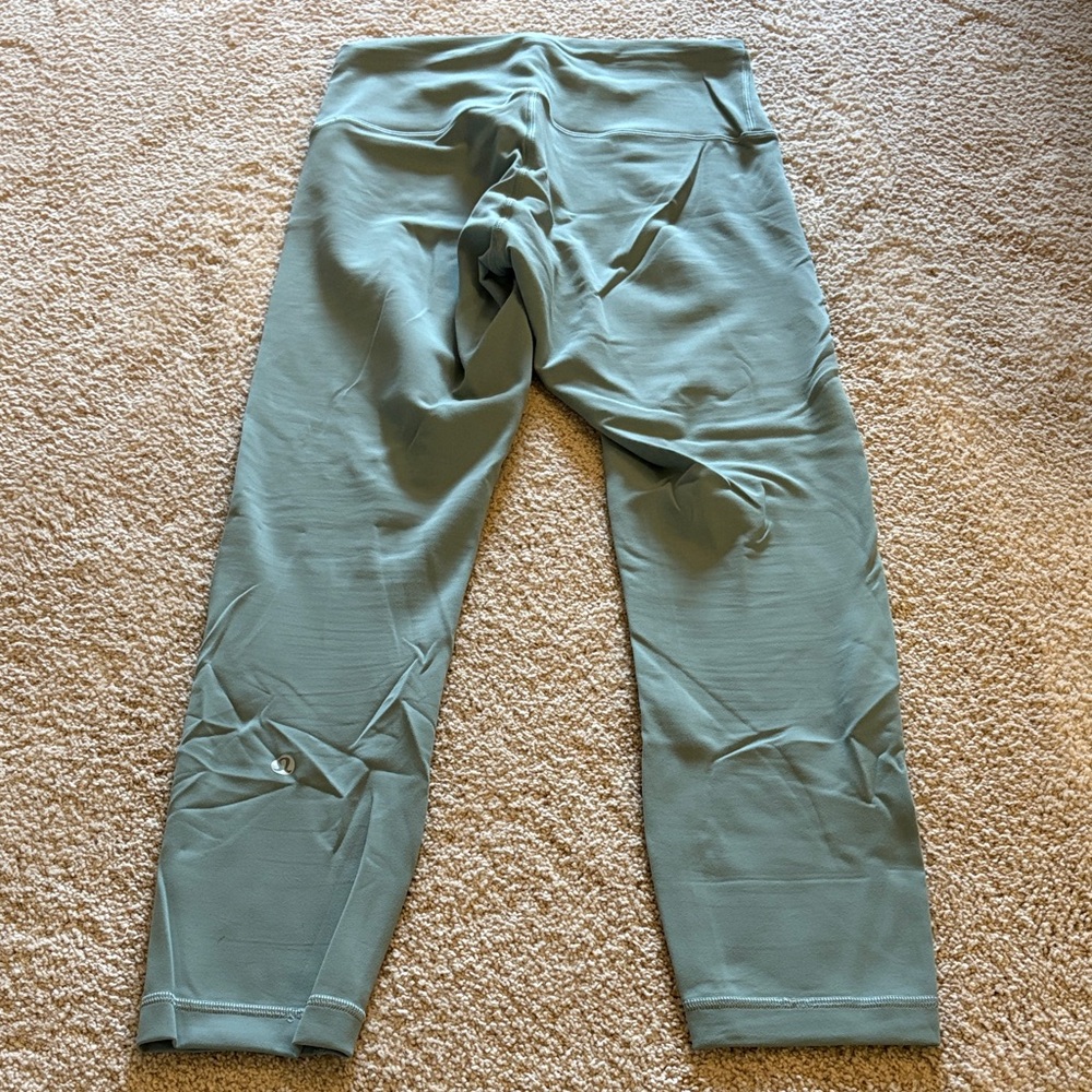 lululemon athletica Wunder Train Crater Blue Legging Size 6